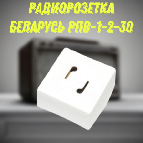 Радиорозетка Беларусь РПВ-1-2-30 - купить с доставкой по выгодным ценам ...