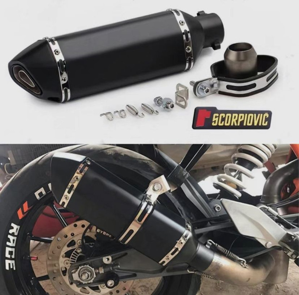 Карбоновый глушитель Akrapovic для мототехники эндуро питбайка ...