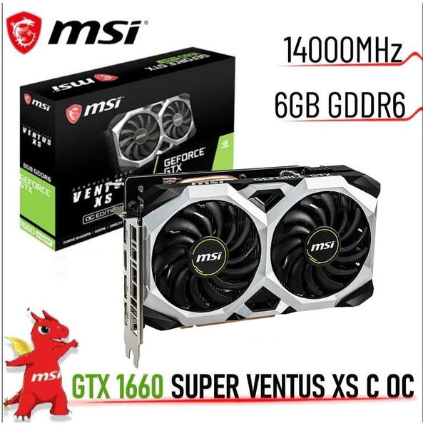 Видеокарта MSI GeForce GTX 1660 SUPER, 6 ГБ GDDR6 - купить по низким ...