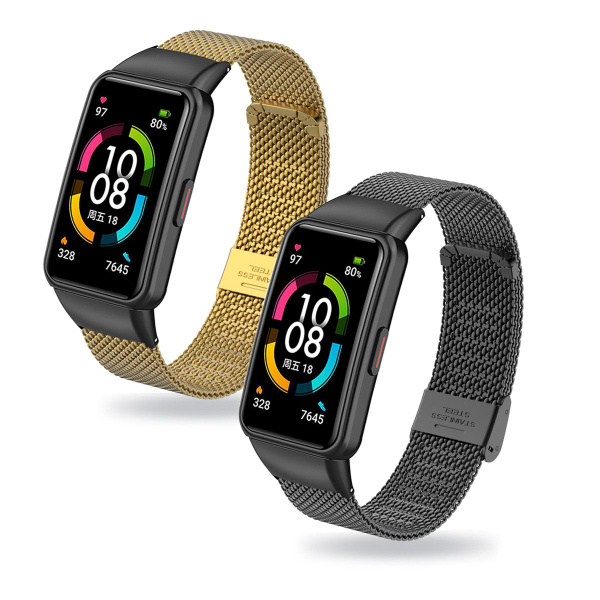 Миланский ремешок для фитнес браслета для HONOR BAND 6 / HUAWEI BAND 6 ...