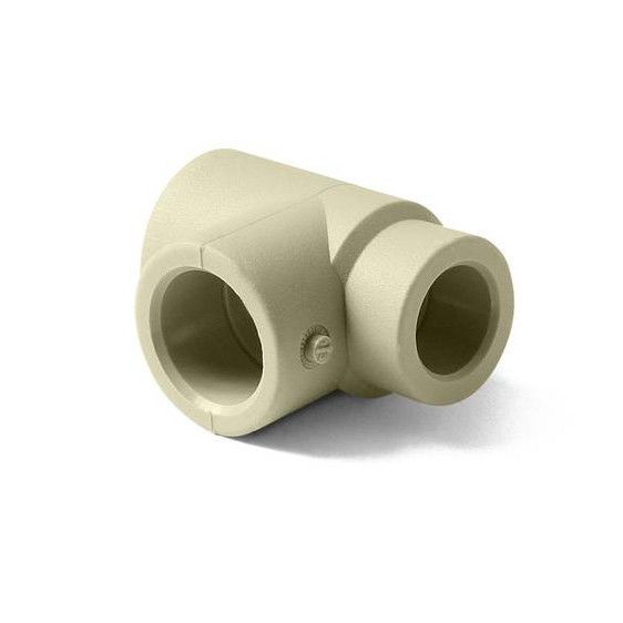 PP-R Тройник переходной 20 X 25 X 20 мм PRO AQUA / серый (1 шт), PAQ ...