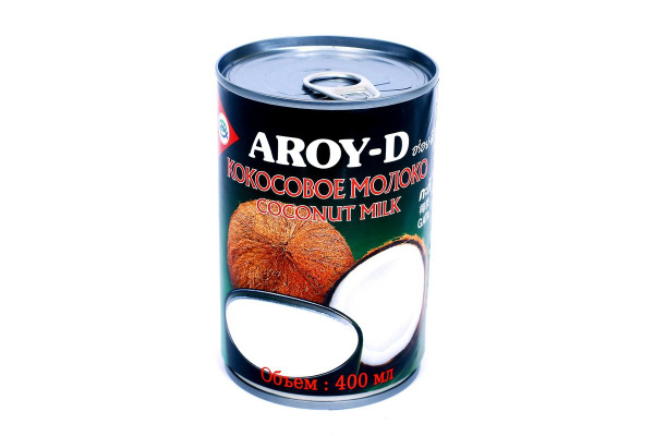 Молоко "Кокосовое AROY-D 60% " 400 мл. ж/б купить на OZON по низкой ...