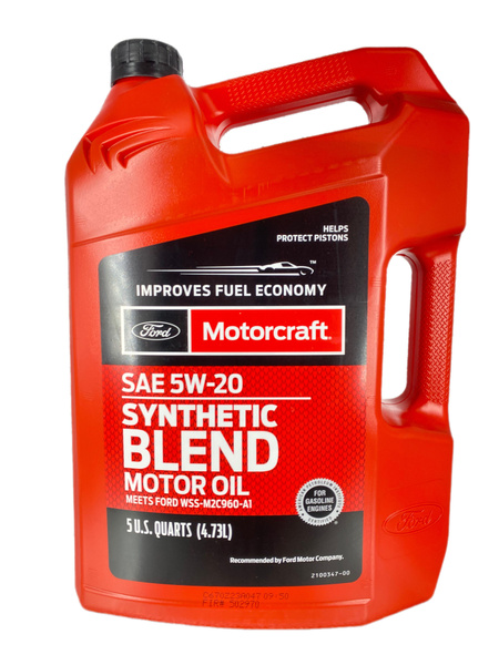 Масло моторное Motorcraft motorcraft 5W-20 Полусинтетическое 4.73 л XO ...
