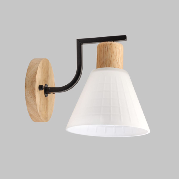 Бра IMEX IMEX MD.5716-1-W-BK+WOOD, E27 купить по выгодным ценам в ...
