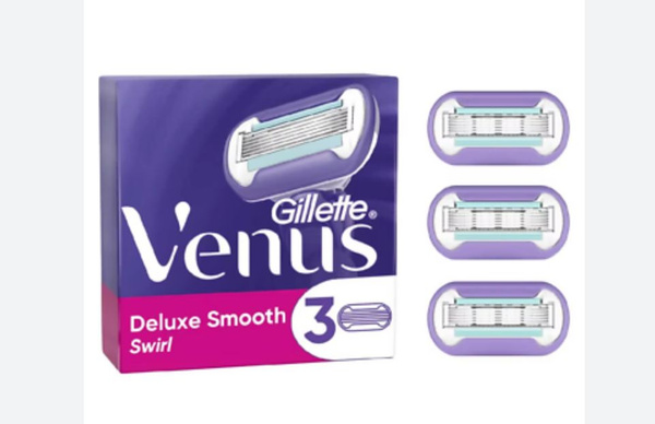 Gillette Venus Swirl Сменные лезвия, 3 шт. - купить с доставкой по ...