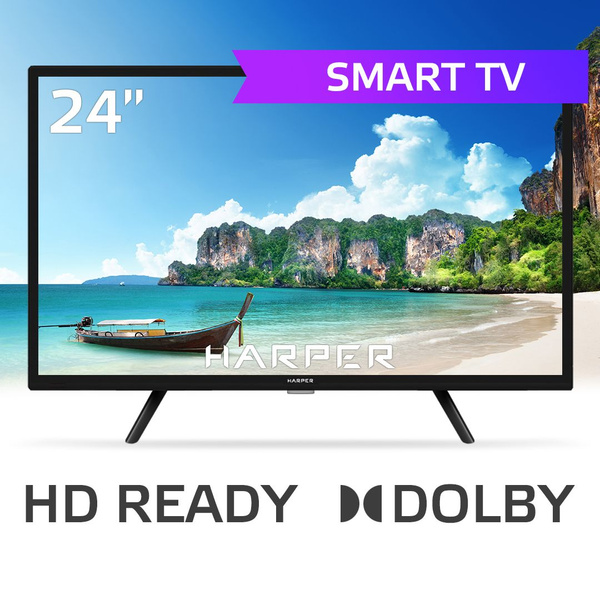 Harper Телевизор смарт тв 24R490TS Wi-Fi 24" HD, черный купить на OZON ...