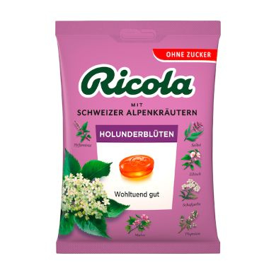 Ricola Holunderbulten Конфеты-леденцы Рикола Швейцарские травы с ...