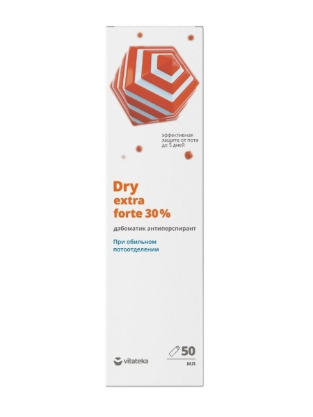 Dry Extra Forte 30% дабоматик спиртовой от обильного потоотделения 30% ...