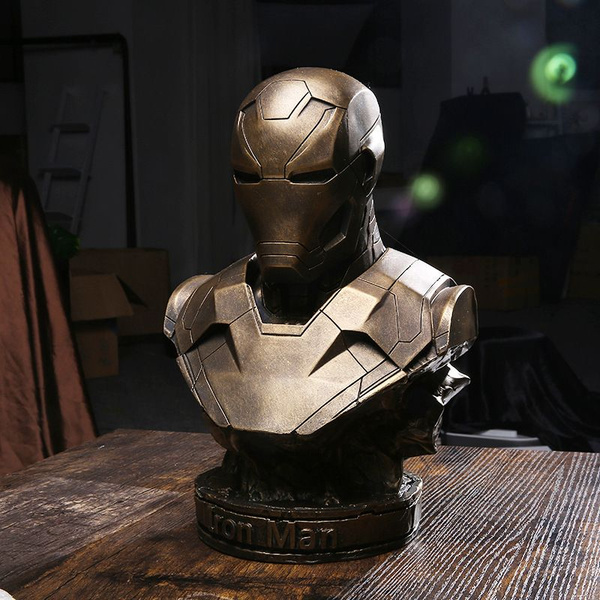 Marvel Avengers GK Модель из смолы Бюст Железного человека Статуя MK46 ...