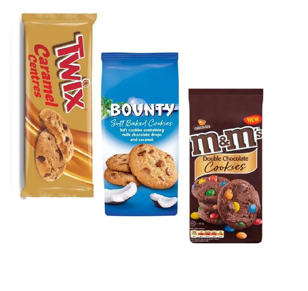 Набор печенья Bounty,Twix и M&M's Cookies - купить с доставкой по ...