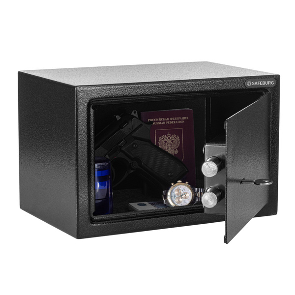Мебельный сейф для денег и документов SAFEBURG SB-200KB BLACK с ...