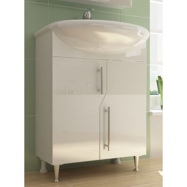 Тумба VIGO Grand 60 (для раковины Уют 60, Rosa), белый (Grand-0-600 ...