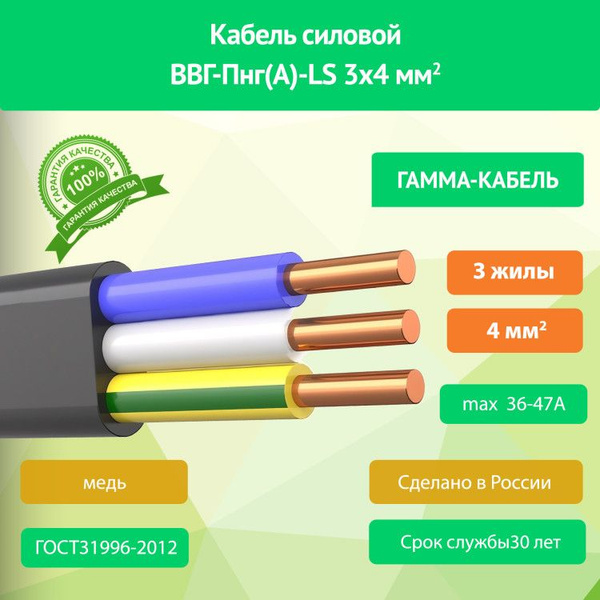Купить Кабель 3 2 5 Гост