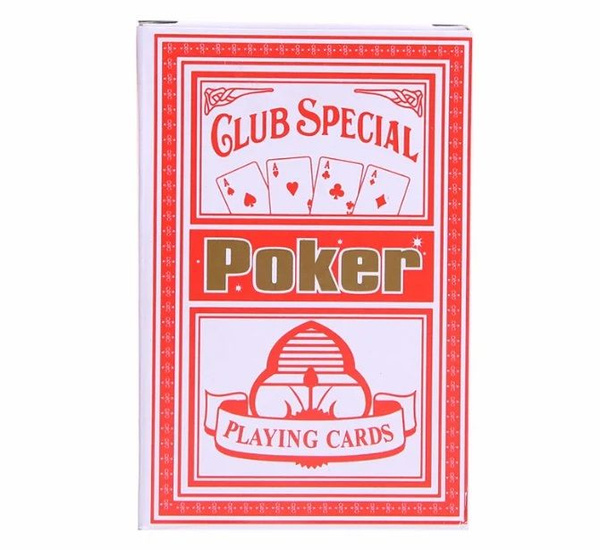 Карты игральные Покер poker club special Playing Cards RED - купить с ...