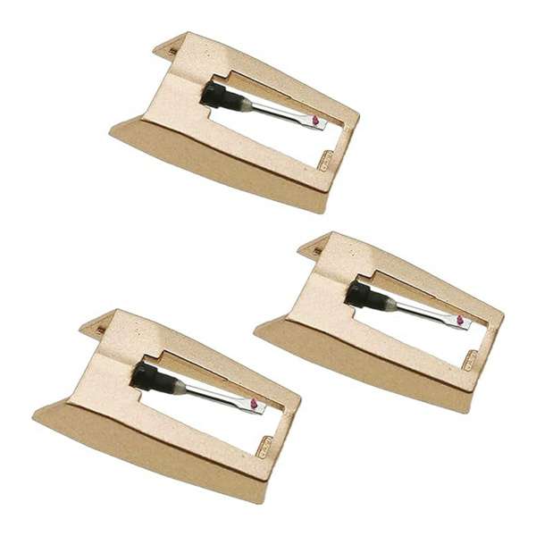 Характеристики 3шт иглы для проигрывателя пластинок улучшенная золотая ...