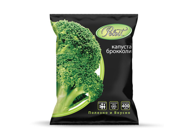Капуста брокколи POLVIT, замороженная, 400 г - купить с доставкой по ...