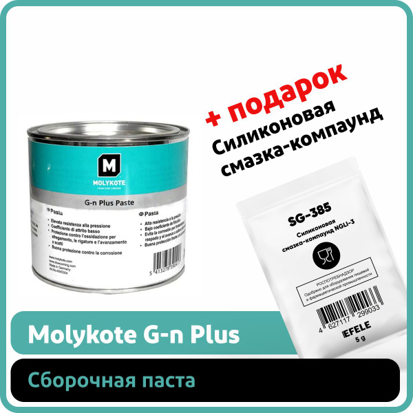 Паста Molykote G-n Plus (0.5 кг) - купить в интернет-магазине OZON по ...