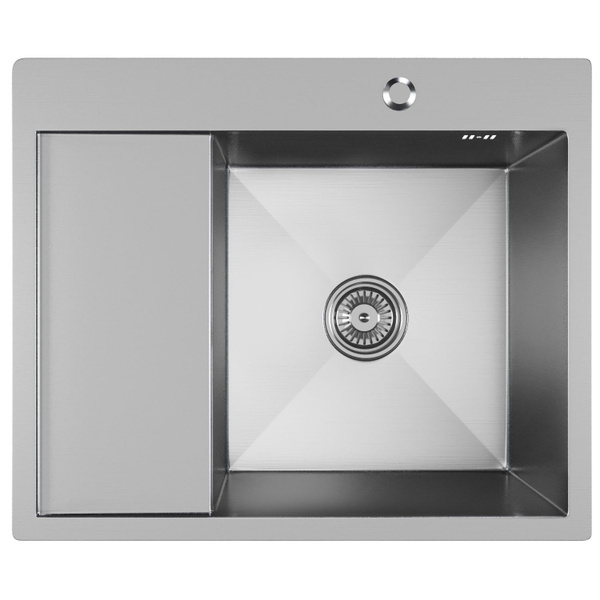 Кухонная мойка из нержавеющей стали MIXLINE PRO 60х50 с сифоном сатин ...