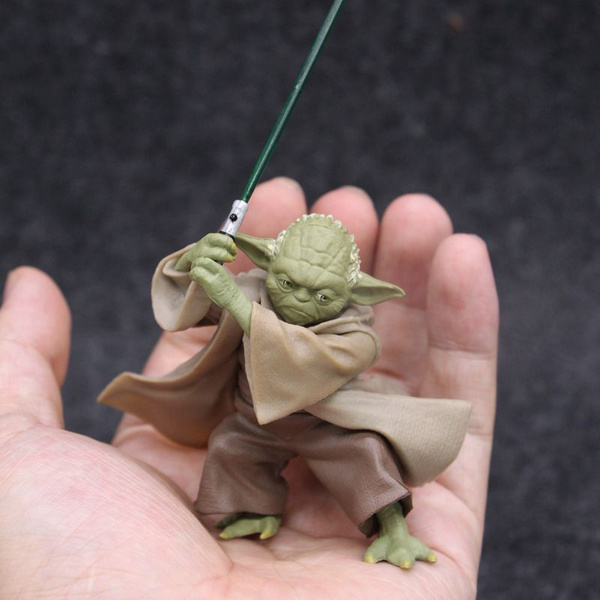 Фигурка Star Wars Мандалорец Мастер Йода с мечом, игрушка-фигурка ...
