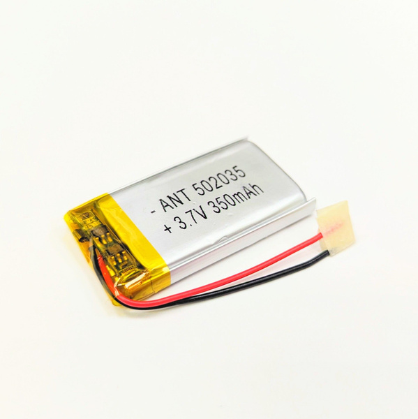 Аккумулятор Li-Pol 502035 (батарея) 5*20*35мм 2pin 3.7V/350mAh - купить ...