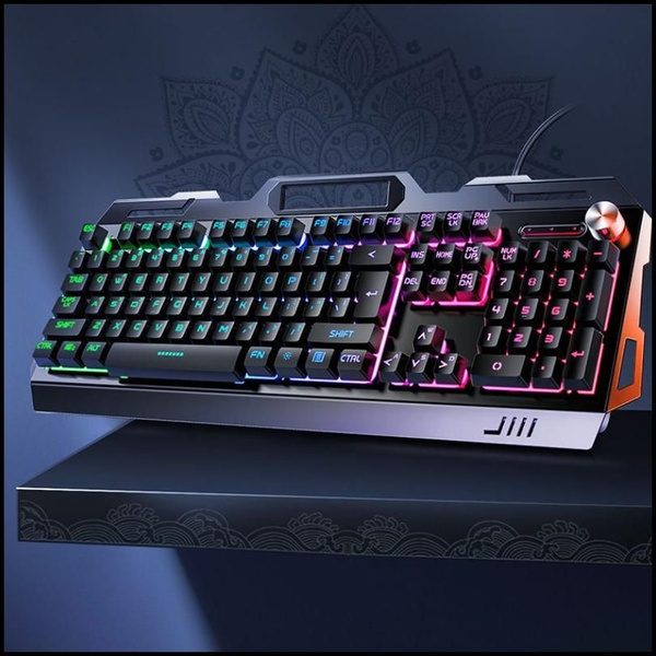 Проводная механическая сенсорная металлическая клавиатура, мышь и ...