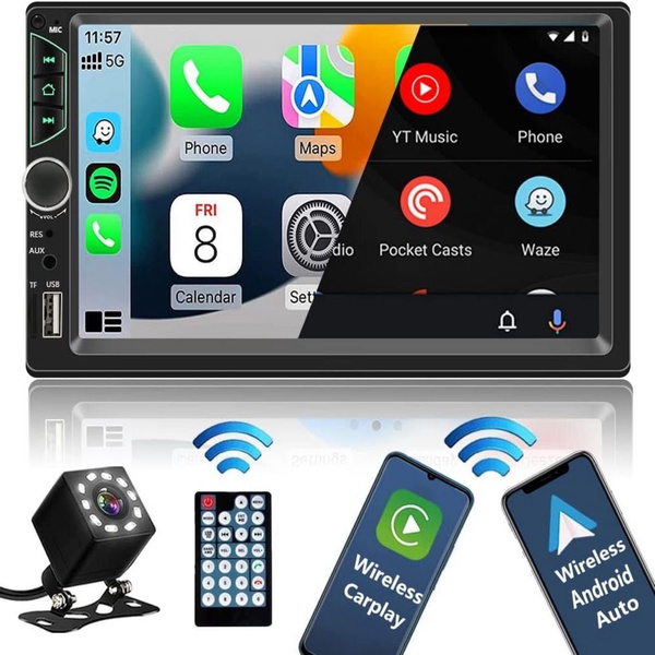 Автомагнитола 2 din с камерой заднего вида, bluetooth, aux, usb ...