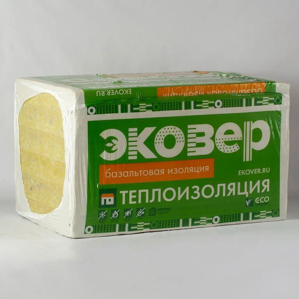 Утеплитель Эковер Экофасад Стандарт 1000х600х50 мм, 8 шт/уп - купить по ...