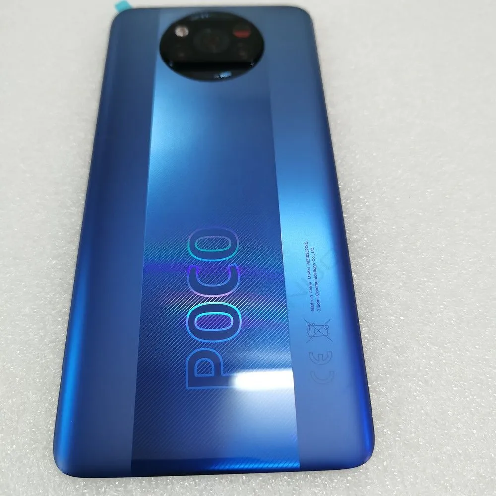 Poco X3 Pro оригинальная задняя крышка батареи с объективом камеры ...