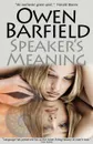 Speaker's Meaning - Owen Barfield