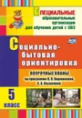 Социально-бытовая ориентировка. 5 класс: поурочные планы по программе В. В. Воронковой, С. А. Казаковой - Бабушкина Л. А.