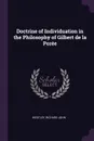 Doctrine of Individuation in the Philosophy of Gilbert de la Poree - Richard John Westley