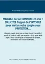 Mariage ou vie commune en vue ? Sollicitez l'appui de l'invisible pour mettre votre couple sous protection... - Martine Ménard