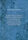 Archaeology a lecture delivered at Columbia University in the series on science, philosophy and art, January 8, 1908 - James Rignall Wheeler