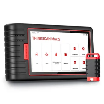 ThinkcarThinkscanMax2OBD2сканерпожизненноебесплатноеобновлениедиагностическийинструментсканированияспротоколомCAN-FD,диагностикавсехсистеми28+сбросов