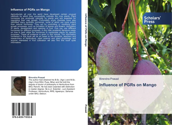 Обложка книги Influence of PGRs on Mango, Birendra Prasad