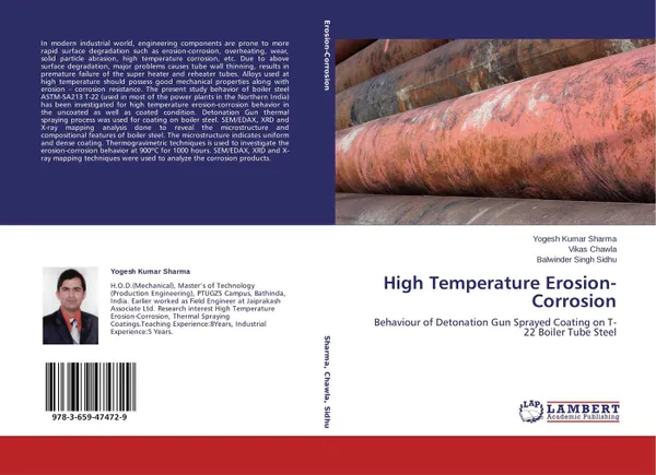 Обложка книги High Temperature Erosion-Corrosion, Yogesh Kumar Sharma,Vikas Chawla and Balwinder Singh Sidhu