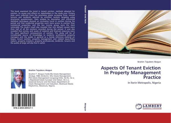 Обложка книги Aspects Of Tenant Eviction In Property Management Practice, Ibrahim Tajudeen Akogun