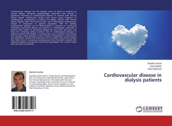 Обложка книги Cardiovascular disease in dialysis patients, Daniela Lončar,Enisa Mešić and Đani Hadžović