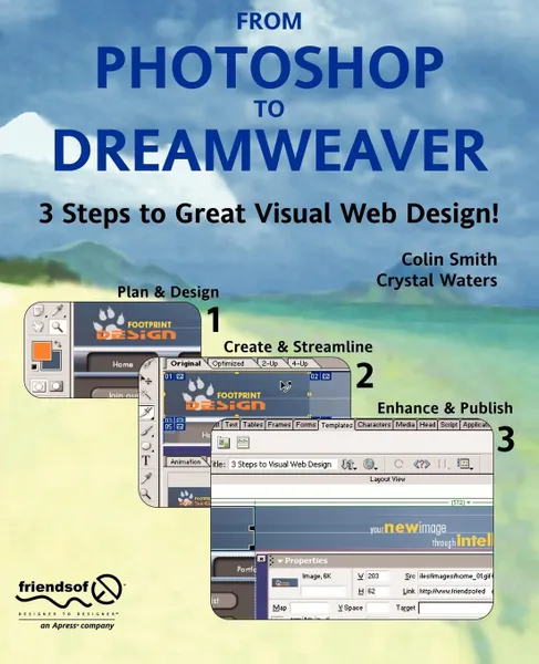 Обложка книги From Photoshop to Dreamweaver, Colin Smith, Crystal Waters, Catherine McIntyre