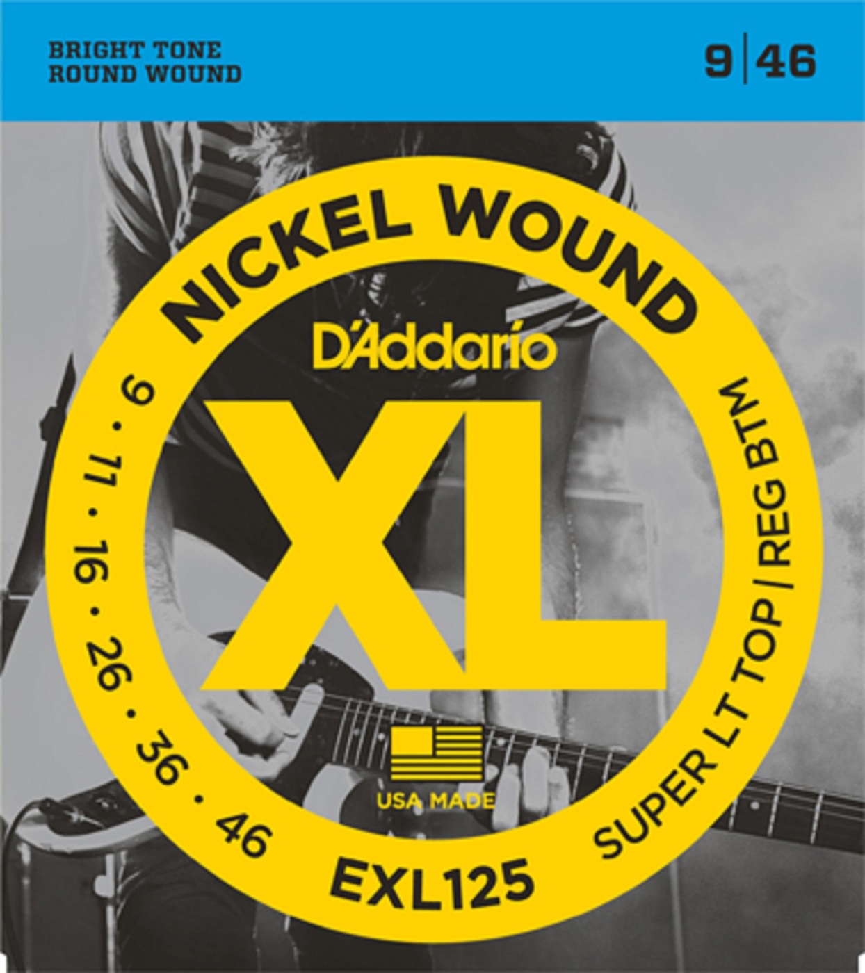 Комплект струн для электрогитары D'Addario EXL125