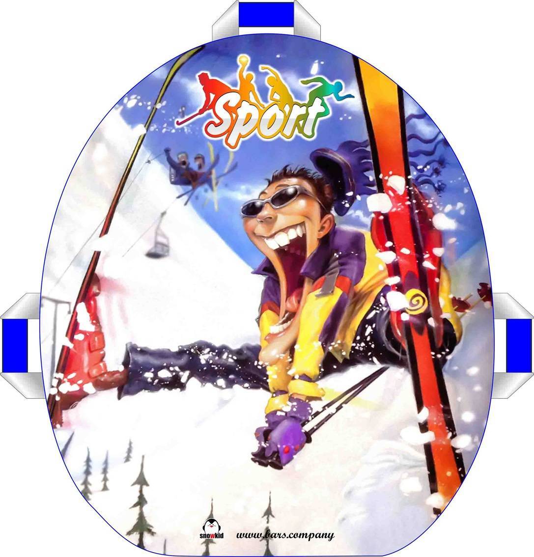 фото Ледянка мягкая Snowkid 50 см. Sport