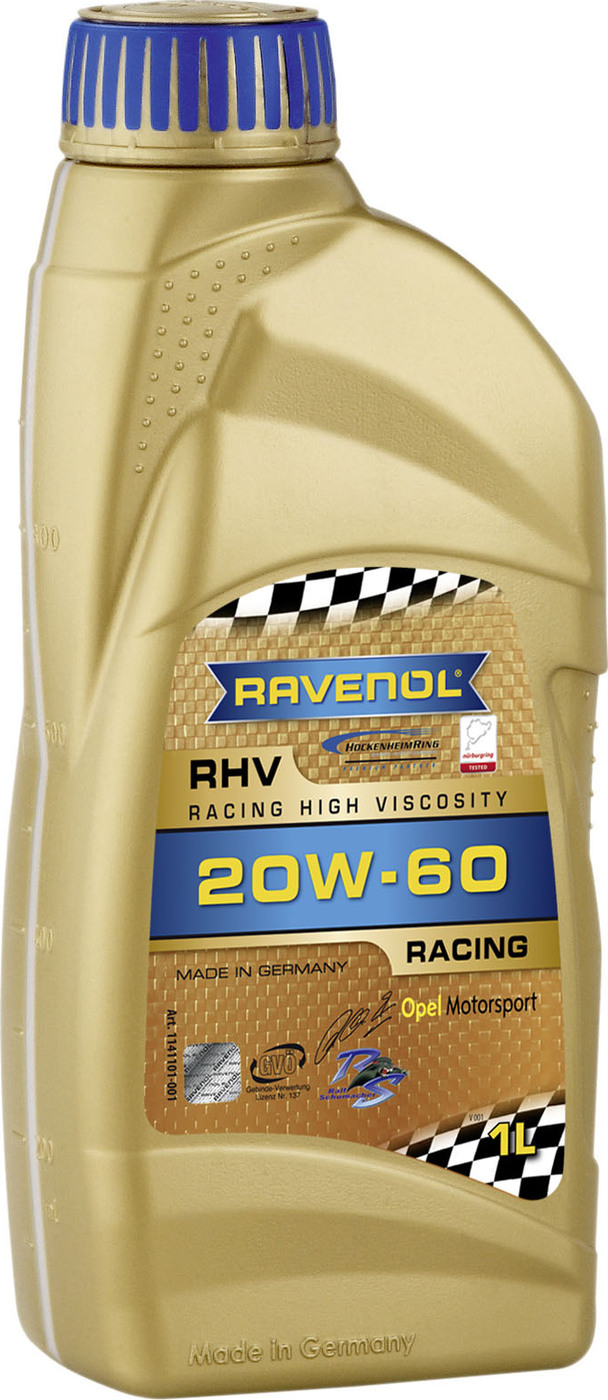 фото Моторное масло RAVENOL RHV Racing High Viscosity SAE 20W-60 (1л)