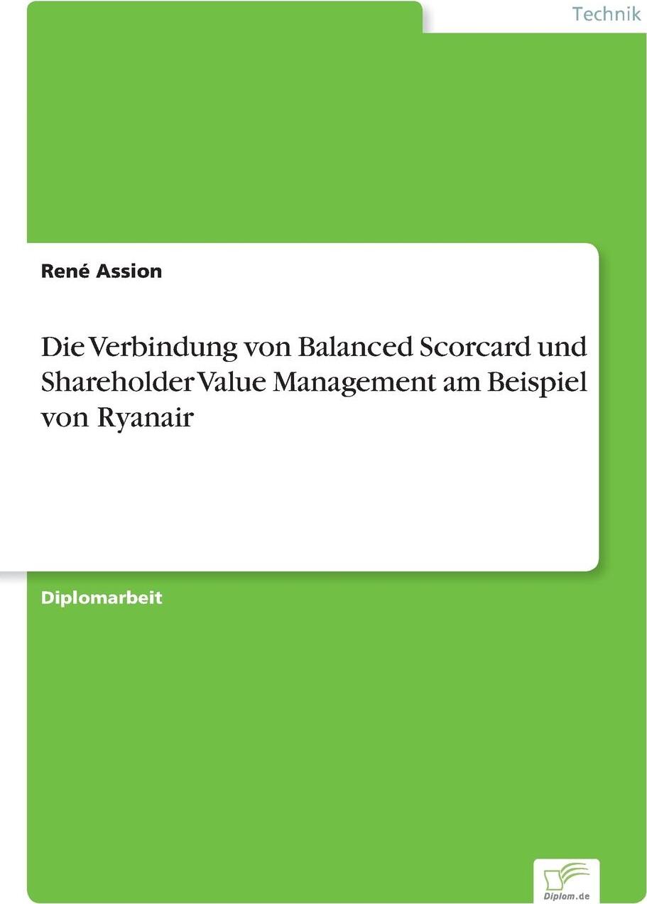 фото Die Verbindung von Balanced Scorcard und Shareholder Value Management am Beispiel von Ryanair