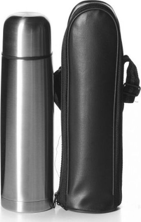 фото Термос классический Vacuum Flask 1.0 л с чехлом