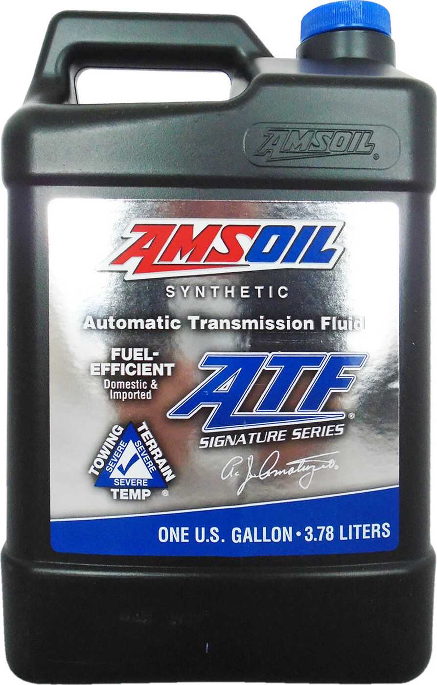 фото Трансмиссионное масло AMSOIL Signature Series Fuel-Efficient Synthetic Automatic Transmission Fluid (ATF) (3,78л)