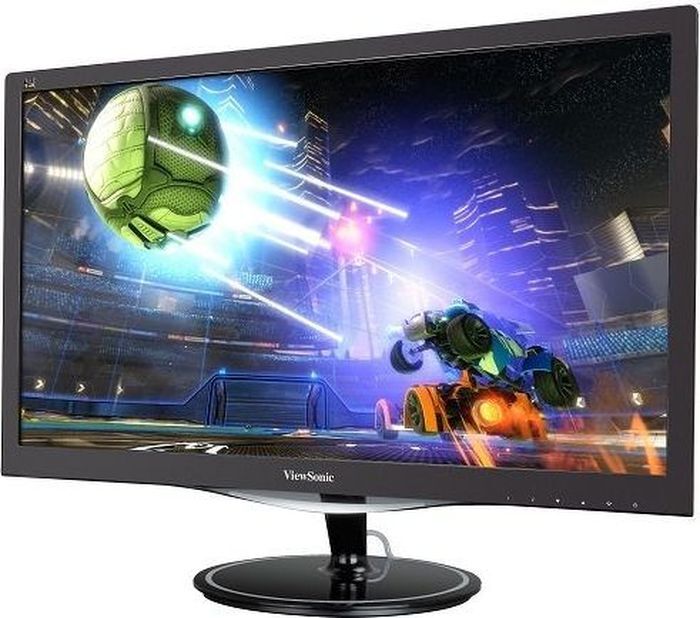 фото Монитор 23.6" Viewsonic VX2457-MHD Black (LED, 1920x1080, 2 ms, 170°/160°, 300 cd/m, 80M:1, +HDMI, +DisplayPort, +MM)