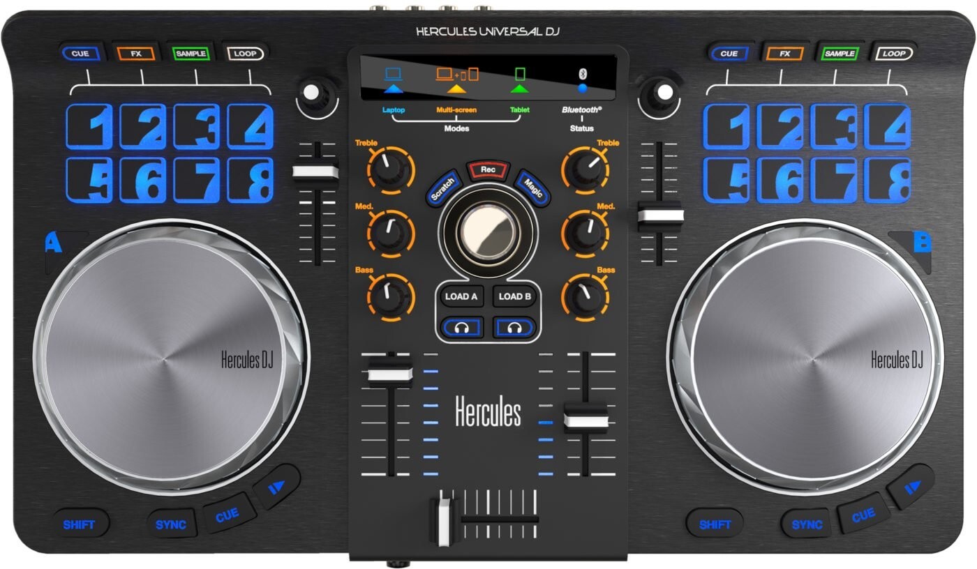 DJ пульт Hercules Universal DJ, черный — купить в интернет-магазине ...