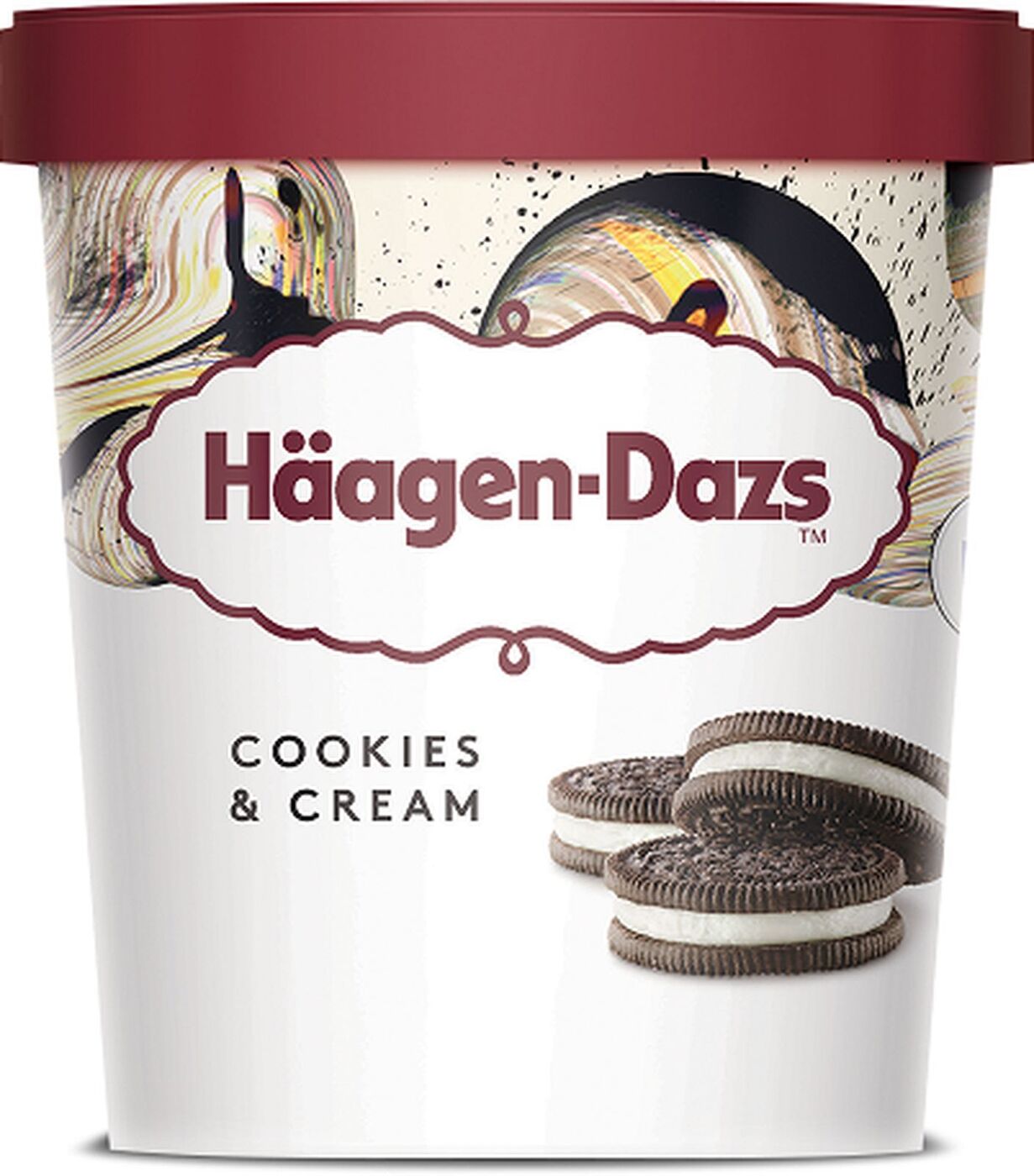 Мороженое Haagen-Dazs Пломбир Ванильное с кусочками шоколадного печенья ...