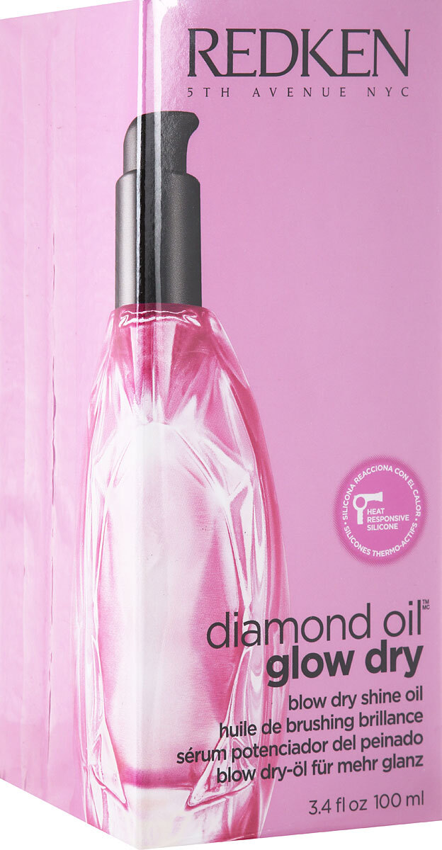 Масло для волос Redken Diamond Oil Glow Dry, термозащитное, 100 мл ...