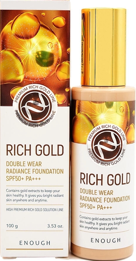 ENOUGHОмолаживающийтональныйкремRichGoldDoubleWearRadianceFoundationSPF50+tone13100мл